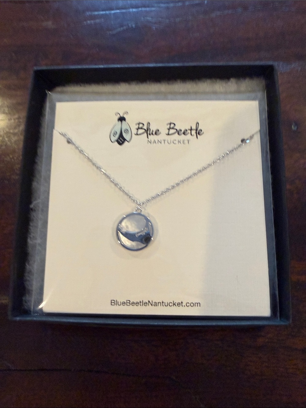 Silver Nantucket Pendant Necklace - Silver